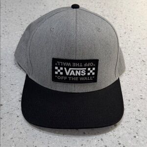 Vans Two-Tone Gray and Black Cap